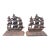Vintage Cast Iron Uss Constitution “Old Ironsides” Ship Bookends – Nautical Americana, Set of Two For Sale
