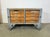 This vintage Industrial iron chest of drawers was made in former Czechoslovakia during the 1960s. It features an iron...