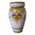 Vintage Monumental Size Gialletti Giulio -Deruta Hand Painted Italian Faience Floor Vase For Sale