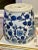 Vintage Blue Floral Planter For Sale In New York - Image 6 of 7