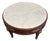 French Marble-Top Round Coffee Table For Sale
