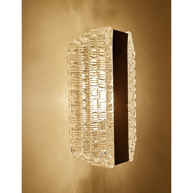 Vintage Glass Sconces from Kaiser, Set of 2 For Sale - Image 4 of 12