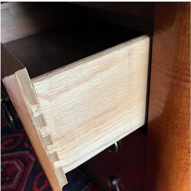 1920s Antique Sheraton Style Table With One Drawer For Sale In West Palm - Image 6 of 12