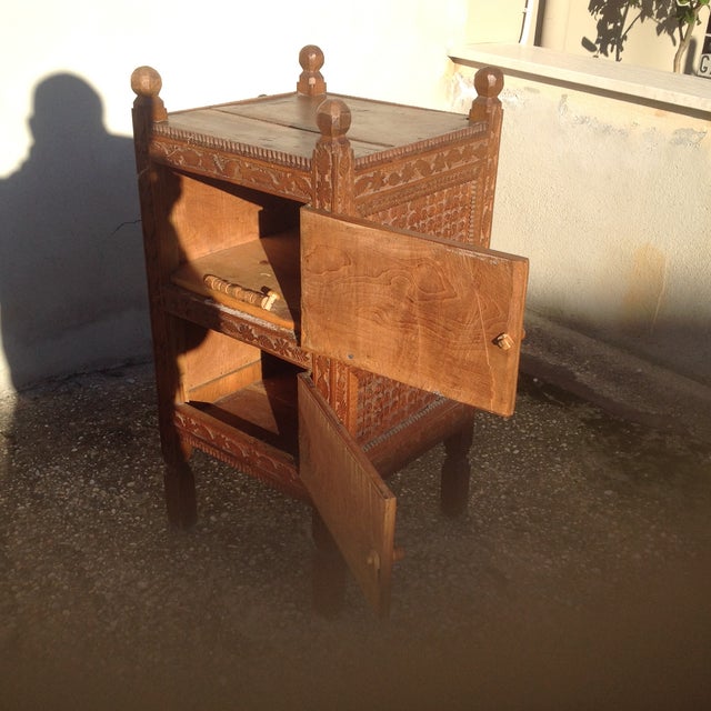 Brown Chest of Drawers, 1940s For Sale - Image 8 of 8