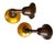 Glass Early 20th Century Signed Quezal Hand Blown Art Glass Wall Sconces - a Pair For Sale - Image 7 of 8