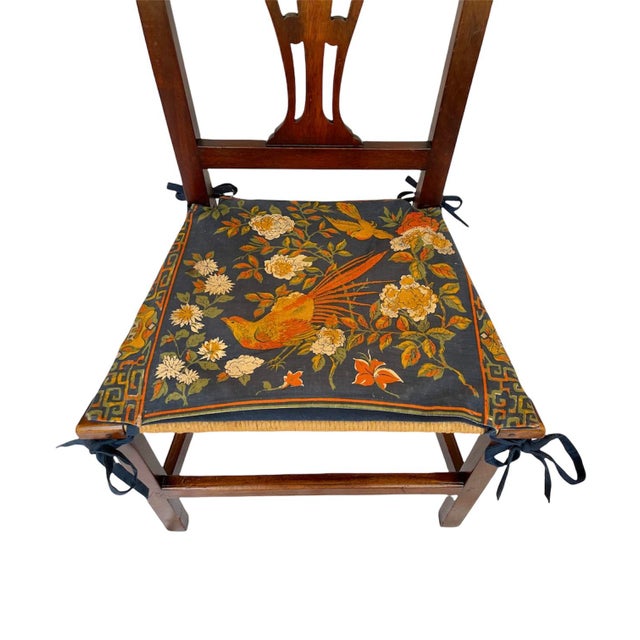 Wood Late 18th Century Country Chippendale Side Chairs - a Pair For Sale - Image 7 of 9