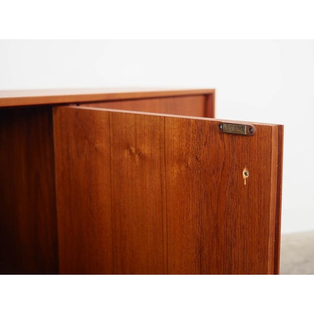 Orange Danish Teak Sideboard, 1960s For Sale - Image 8 of 18