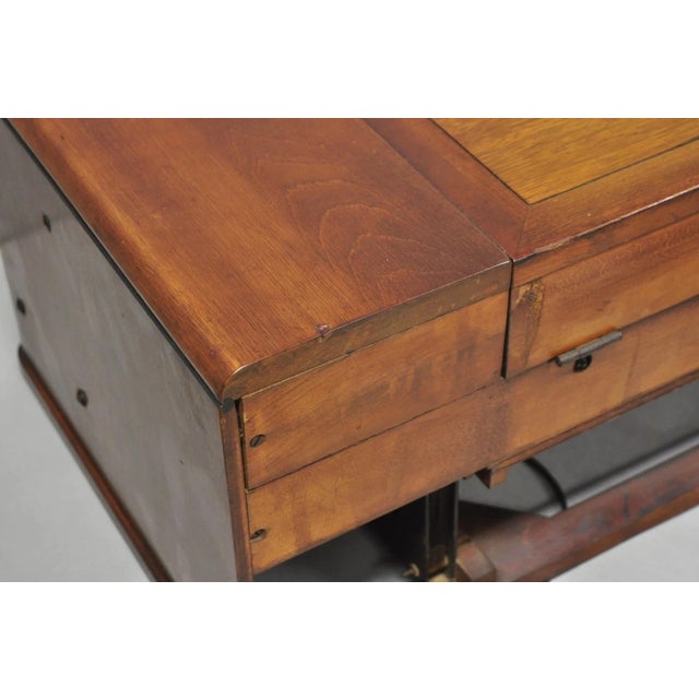 Antique Philco Tube Radio Table Record Player Mahogany Case Model 46-1203 For Sale - Image 16 of 18
