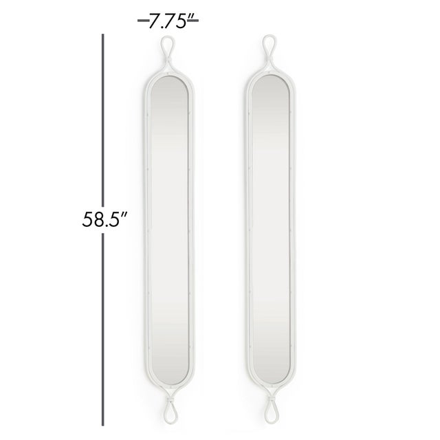 Early 21st Century Tall Narrow Mirrors, Set Of 2 For Sale - Image 5 of 5