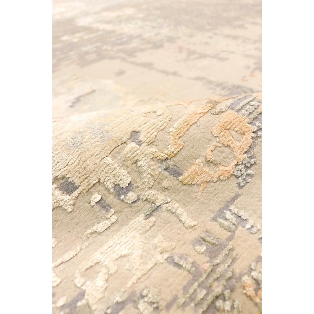 2020s Modern Silk & Wool Beige Area Rug-12' 0'' X 15' 4'' For Sale - Image 5 of 8