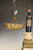 Gold Mid-Century Spanish Sunburst Ceiling Light in Gilt Iron, c.1950s by Unknown for Unknown For Sale - Image 8 of 17
