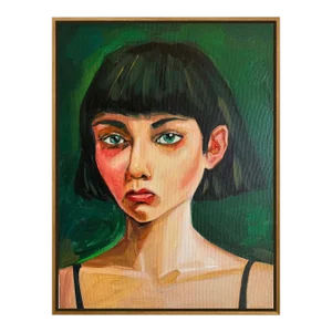 Portrait of Fabiola Giclee Print on Canvas Framed