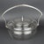 Art Deco WMF Art Deco Crystal and Silver Plate Caviar Bowl Dish Chiller Server circa 1930 For Sale - Image 3 of 18