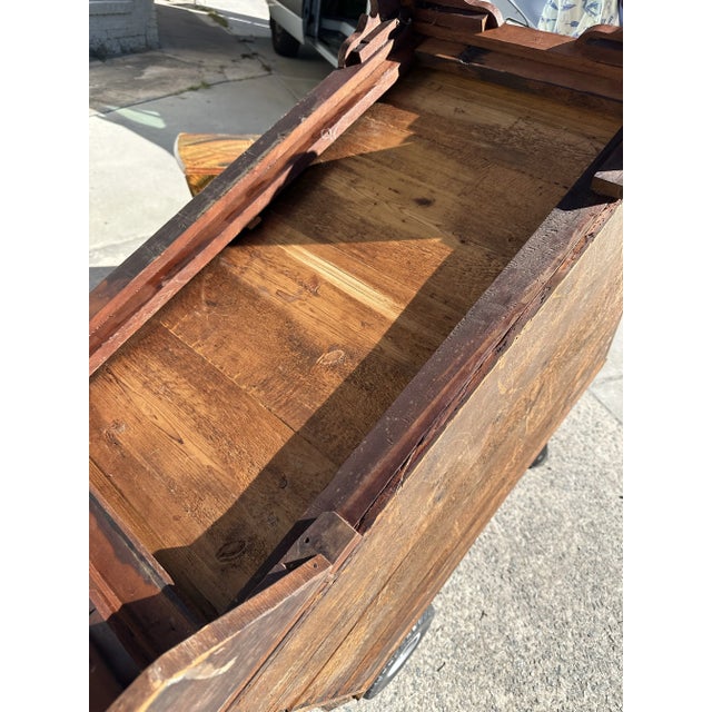 Wood Antique Pine Chest of Drawers For Sale - Image 7 of 7
