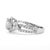 Contemporary 2.43 Carat Round Brilliant Diamond Ring 18 Karat White Gold, Size 6.75 For Sale - Image 3 of 4