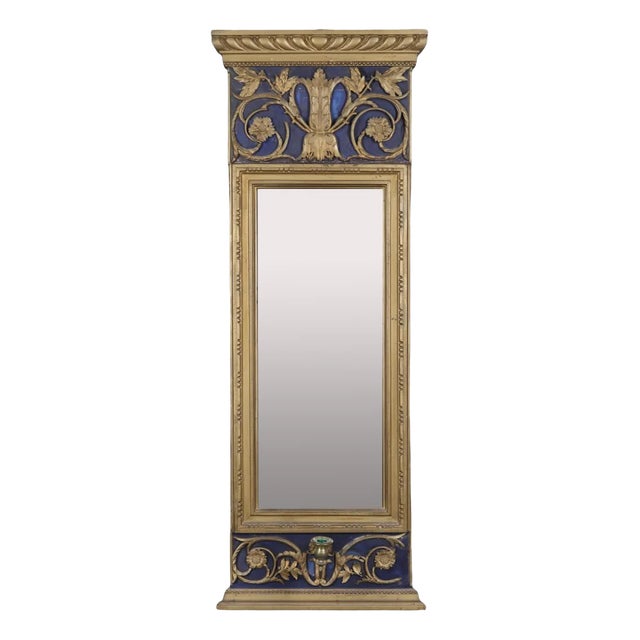 Carved Mirror with Candle Bracket, 1830 For Sale