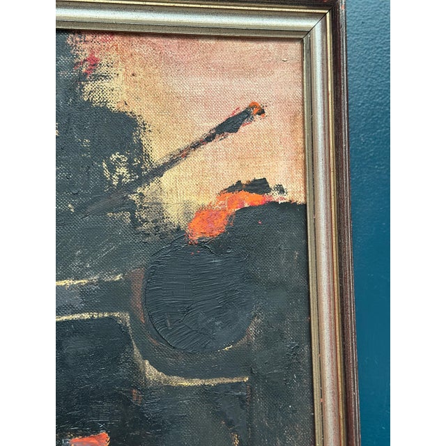 Gösta Wallmark, Transformation, 1950s, Oil Painting on Canvas, Framed For Sale - Image 12 of 18