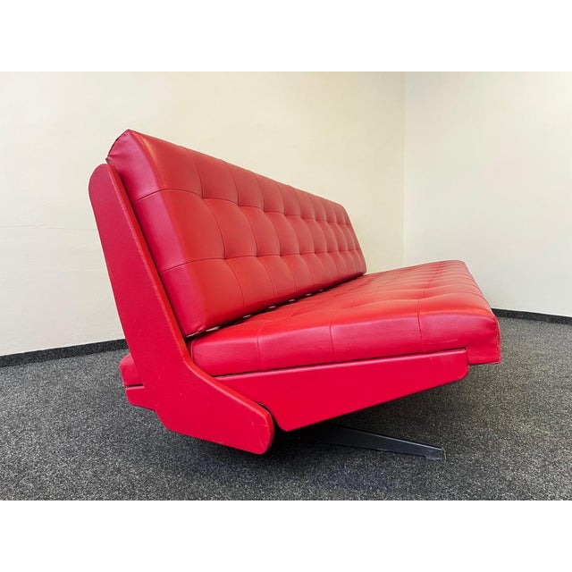1970s Mid-Century Folding Sofa, Former Czechoslovakia, 1970s For Sale - Image 5 of 14