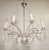 Chrome & Crystal Chandelier For Sale In New York - Image 6 of 6