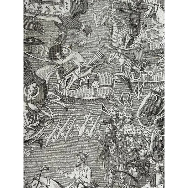 Black Chatelain, Mughal Princes Revolt Battle, 1718, Engraving For Sale - Image 8 of 12