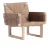Textura Beechwood Lounge Chair For Sale