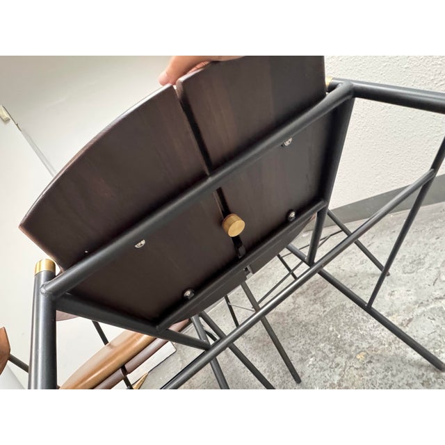 District Eight Kink Leather Dining Chairs, Set of Eight For Sale - Image 12 of 12
