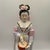 Vintage Chinese Porcelain Girl Court Lady Shougu Hand Drum Musician Geisha Style For Sale - Image 10 of 12