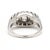 Modern Princess .75ctw Diamond Ring, 14k White Gold, Ring Size 5.25 For Sale - Image 3 of 6
