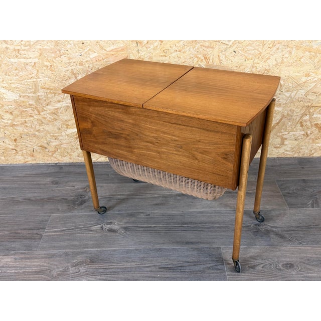 Danish Teak Sewing Table, 1970s For Sale - Image 14 of 18