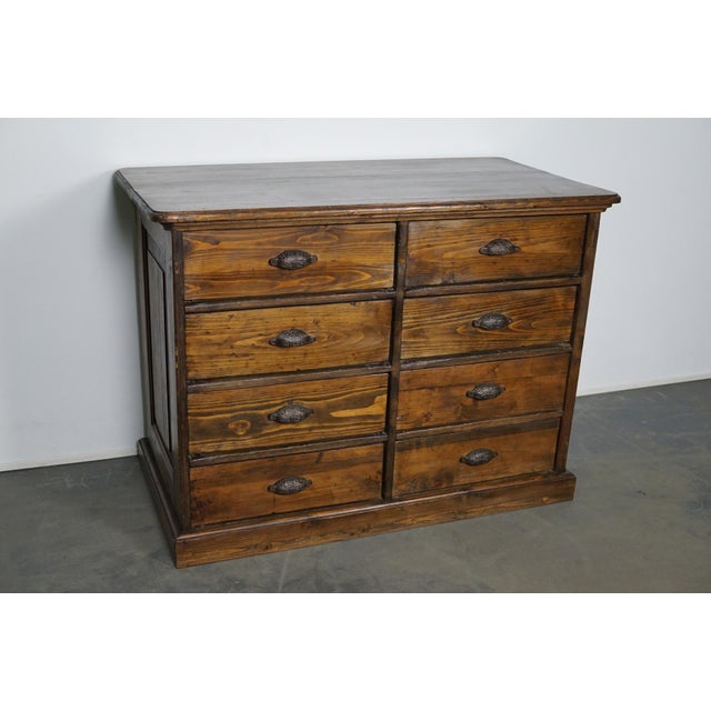 French Pine Apothecary Cabinet, 1890s For Sale - Image 11 of 18