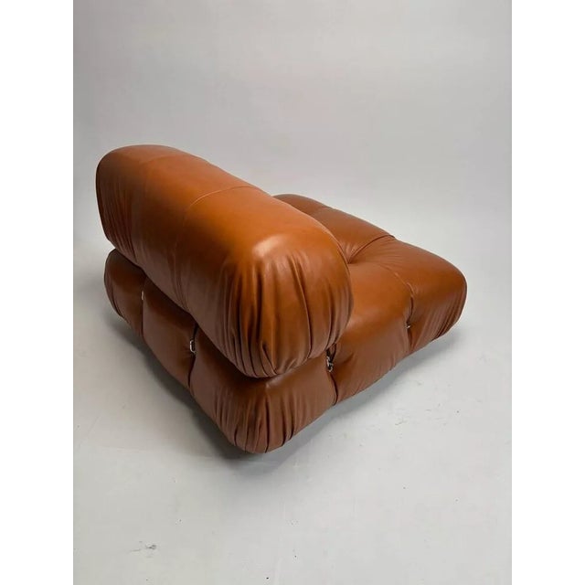 Camaleonda Lounge Chairs in Cognac Leather by Mario Bellini for B&b Italia, 1973 For Sale - Image 9 of 14