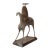 Mid-Century Bronze Signed Gloria Ellies Stylized Horseman Sculpture Edition 4/6 For Sale