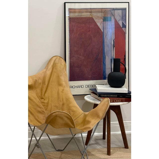 Richard Diebenkorn Rare Vintage Abstract Expressionist Large Lithograph Print With Original Frame Museum Poster ‘Ocean...