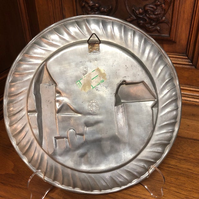 Mid 20th Century Albrecht Dürer Nuremberg Pewter Plate For Sale - Image 4 of 6