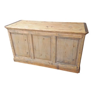 Vintage Fir Store Counter For Sale