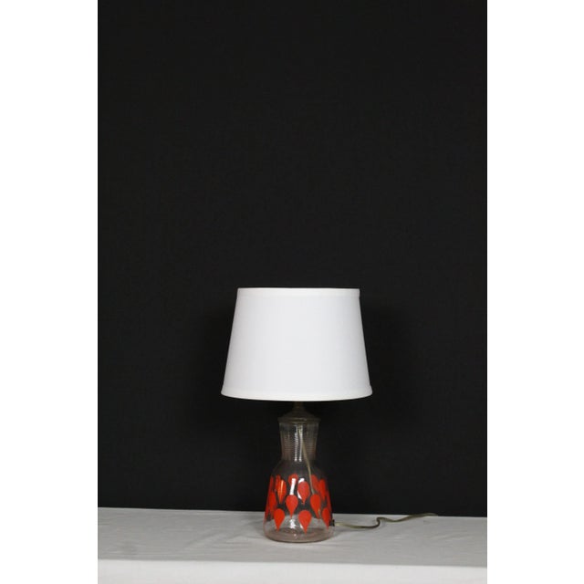 Mid-Century Modern Mid 20th Century Transparent and Reeded Lamp For Sale - Image 3 of 13