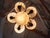 Gold Czech Art Deco Brass Opaline Glass Chandelier, 1940s For Sale - Image 8 of 11