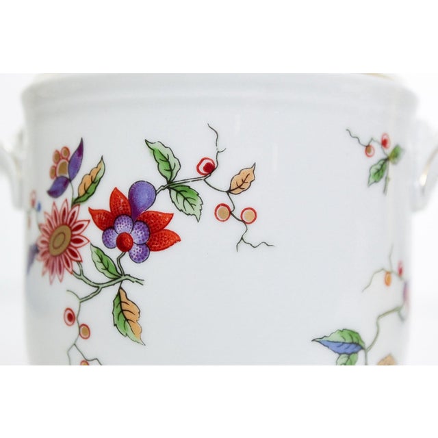Mid 20th Century Richard Ginori Italian Oriente Floral Cachepot Planter For Sale - Image 5 of 7