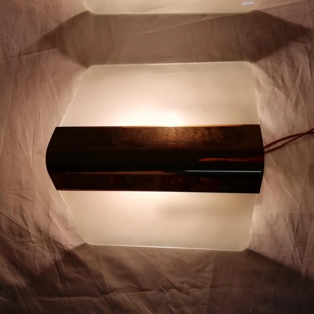 Glass & Metal Metalarte Sconces, 1970s, Set of 2 For Sale - Image 11 of 15