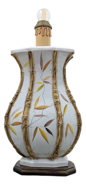 Vintage Ceramic Lamp by Gherzo, 1970s