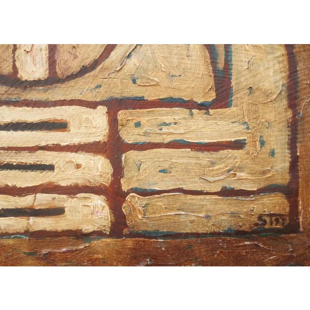 Contemporary Salvatore Travascio, Senza Titolo, Oil Painting, 1991 For Sale - Image 3 of 5