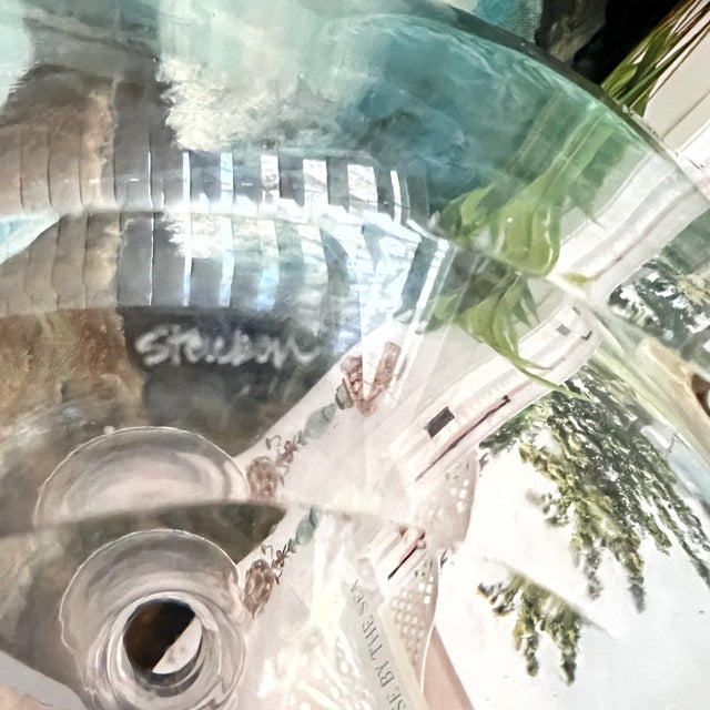 Glass Vintage Steuben Glass Teardrop Ships Decanter For Sale - Image 7 of 9