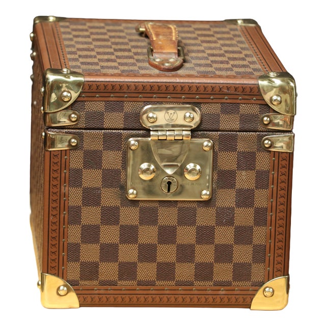 Damier Vanity Case from Louis Vuitton, 1950s For Sale