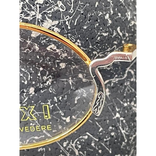 Metal Art Deco 1880 Glasses by Taxi for Casanova Venezia For Sale - Image 7 of 10