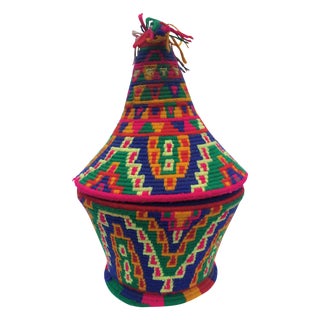 Moroccan Bread Basket For Sale