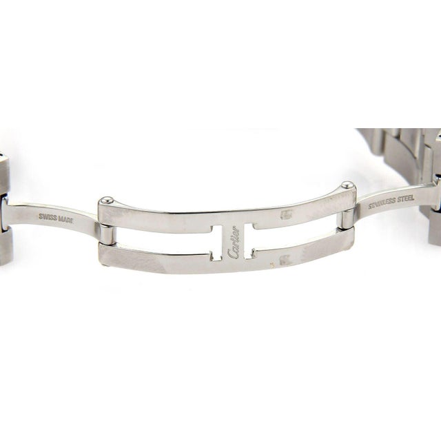 Cartier Cartier Roadster Automatic Stainless Steel Men's Wrist Watch For Sale - Image 4 of 5