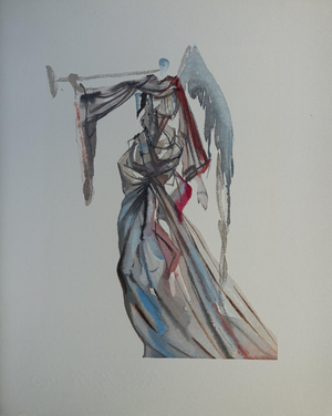 Salvador Dali, L'ange du soleil, Etching