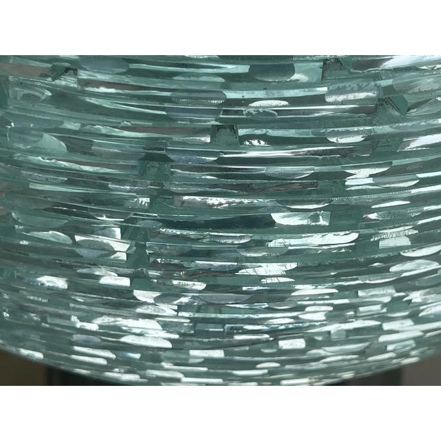 Henry Richardson Stacked Glass Shard Planter Sculpture Bowl For Sale - Image 4 of 8