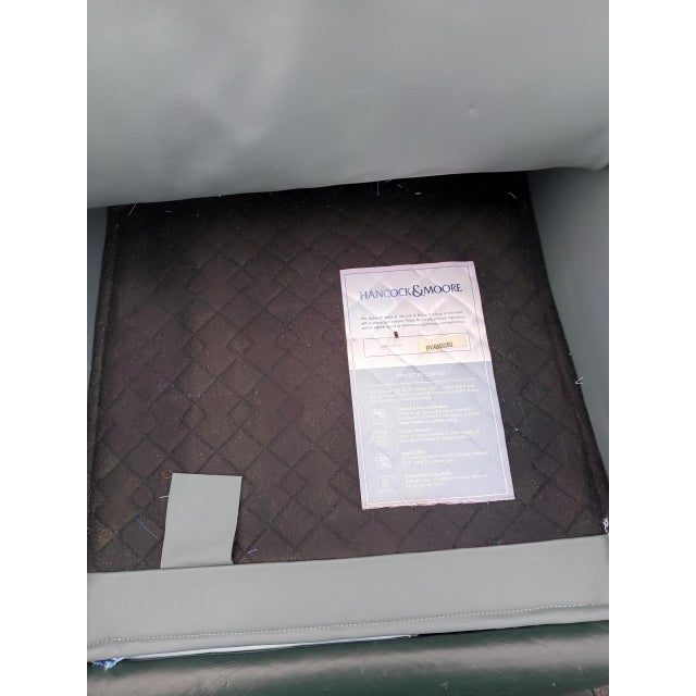 Animal Skin Hancock and Moore Chippendale Leather Recliner For Sale - Image 7 of 7