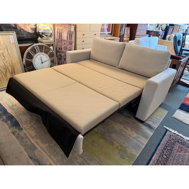 Design Plus Gallery presents the Berin Queen Sleeper Sofa from Room & Board. Simple lines and a comfortably angled back...